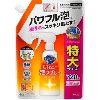 Kyukyutto Clear Foam Spray Dish Detergent Refill 720ml (Orange Scent)